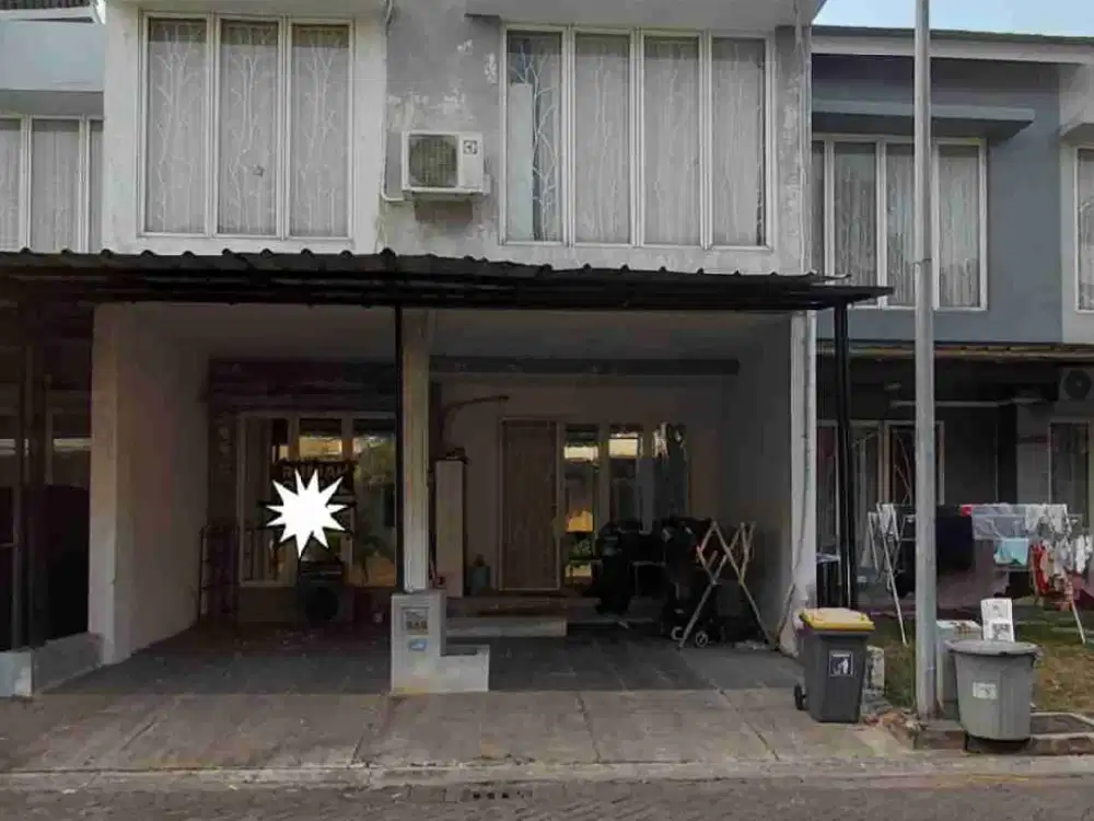 Jual rumah 2 lantai siap huni di graha raya bintaro dekat exit tol alam sutera