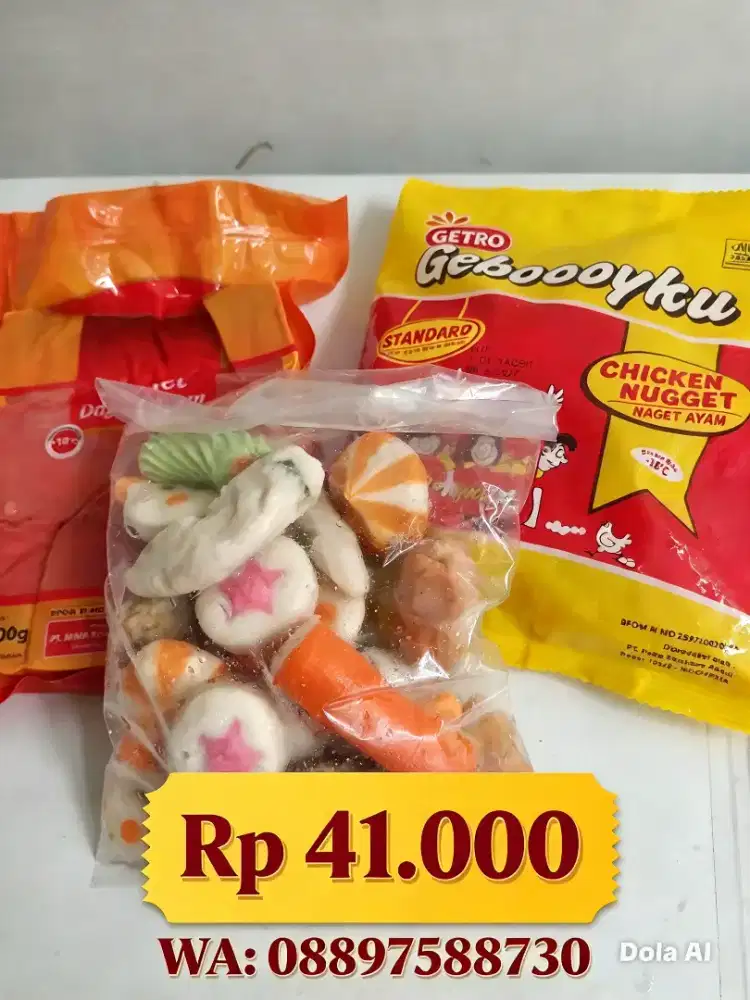 Pomo paket Frozen food