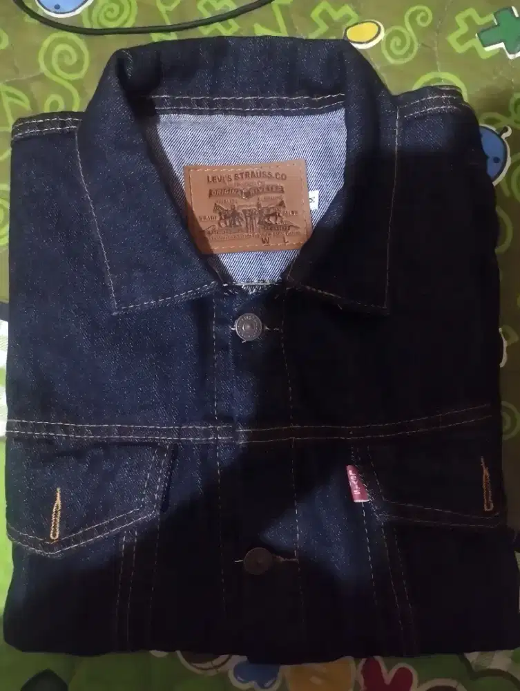 Jaket denim pria