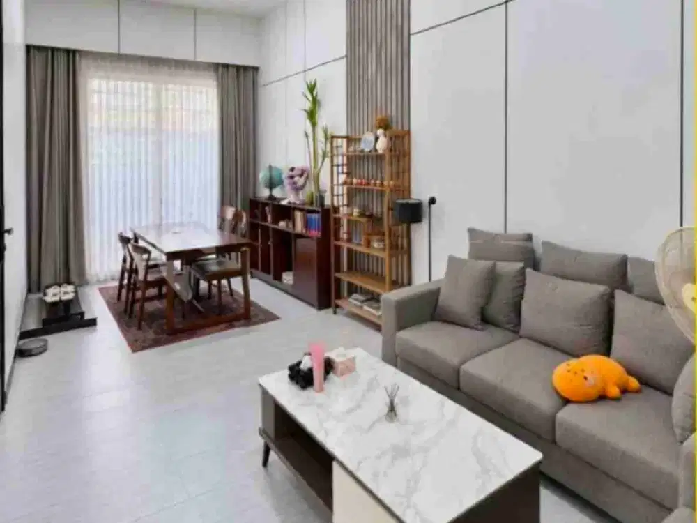 RUMAH FULL FURNISH UK 8  X 12M²  DI KAVLING POLRI JELAMBAR