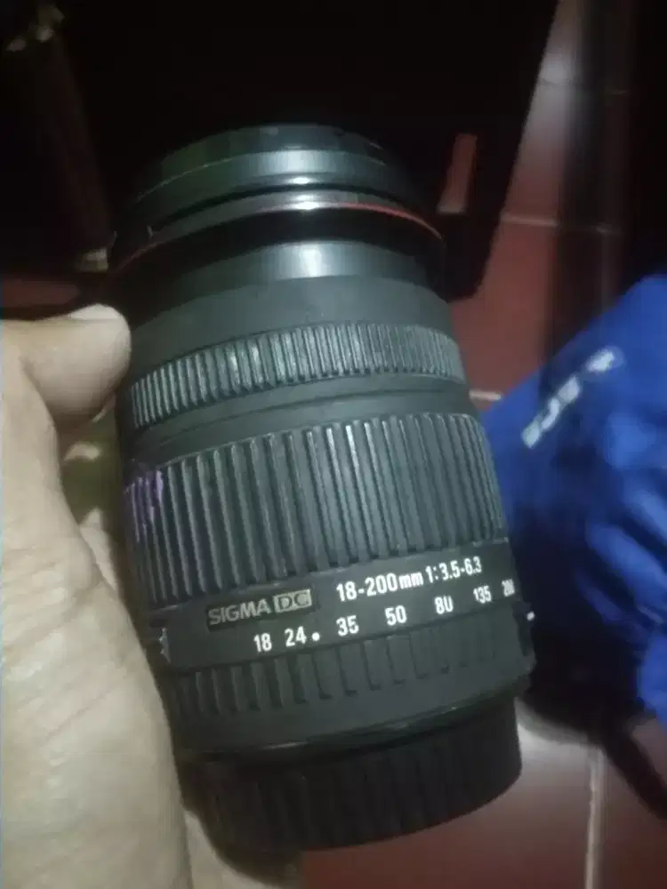 Lensa sigma 18-200mm for Canon untested