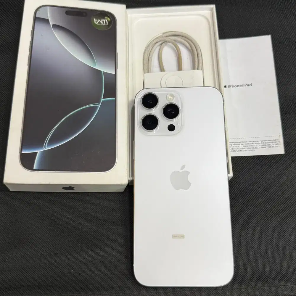 iphone 16 pro 128gb resmi ibox mulus like new no minus set original