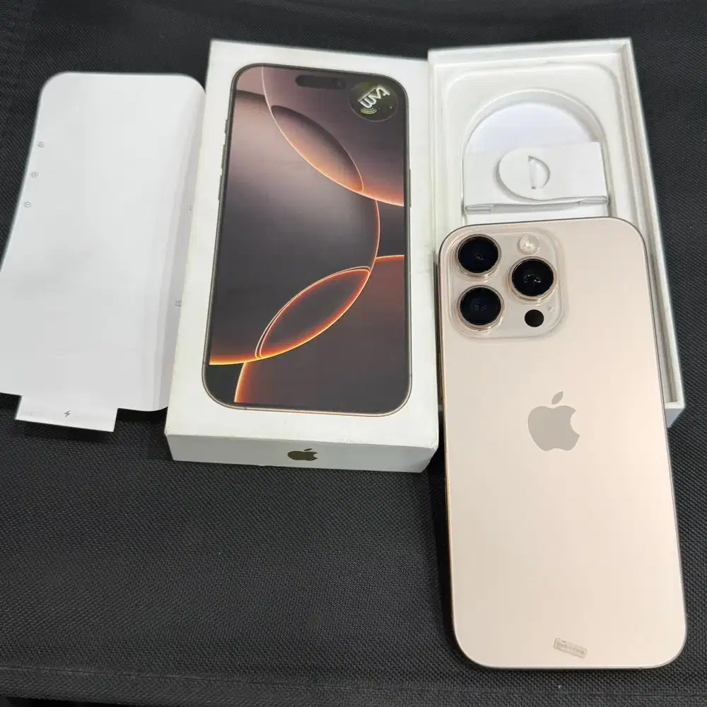 iphone 16 pro max 256gb resmi ibox mulus set ori no minus