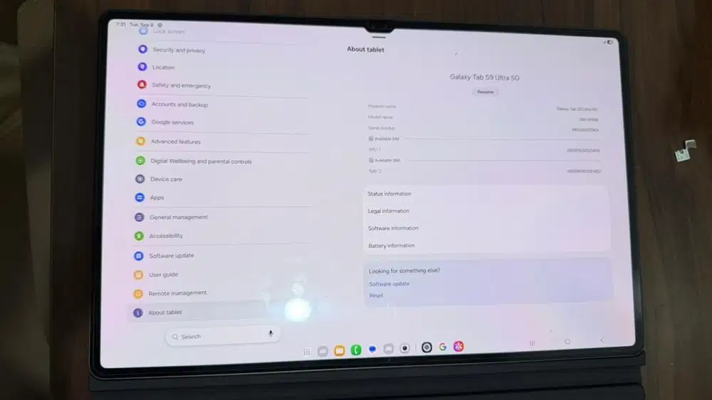 SAMSUNG TAB S9 ULTRA 5G