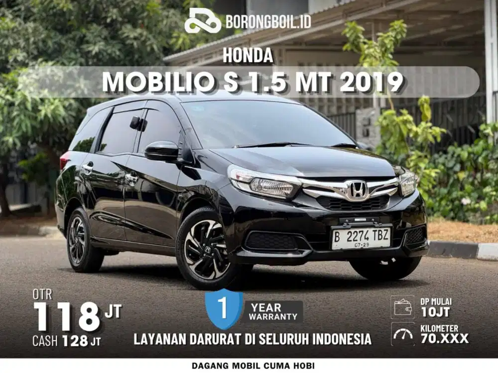 Mobilio s 1.5 mt 2019 Hitam