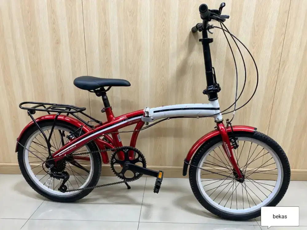 Sepeda lipat uk20 bekas