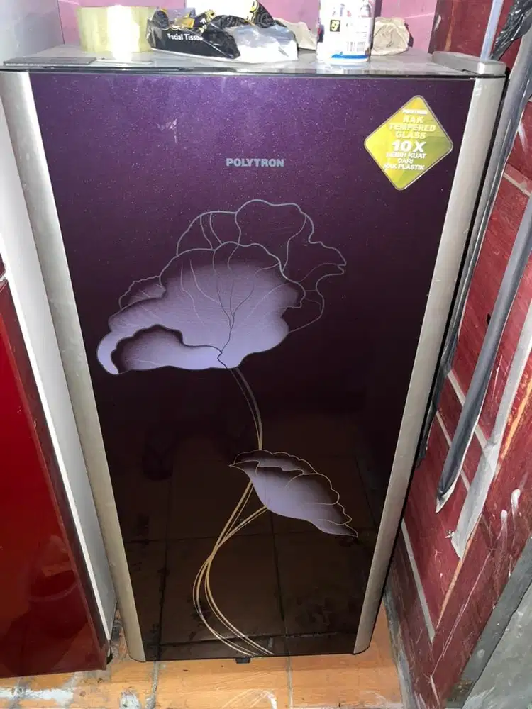 Kulkas Polytron Kaca Tempered Glass