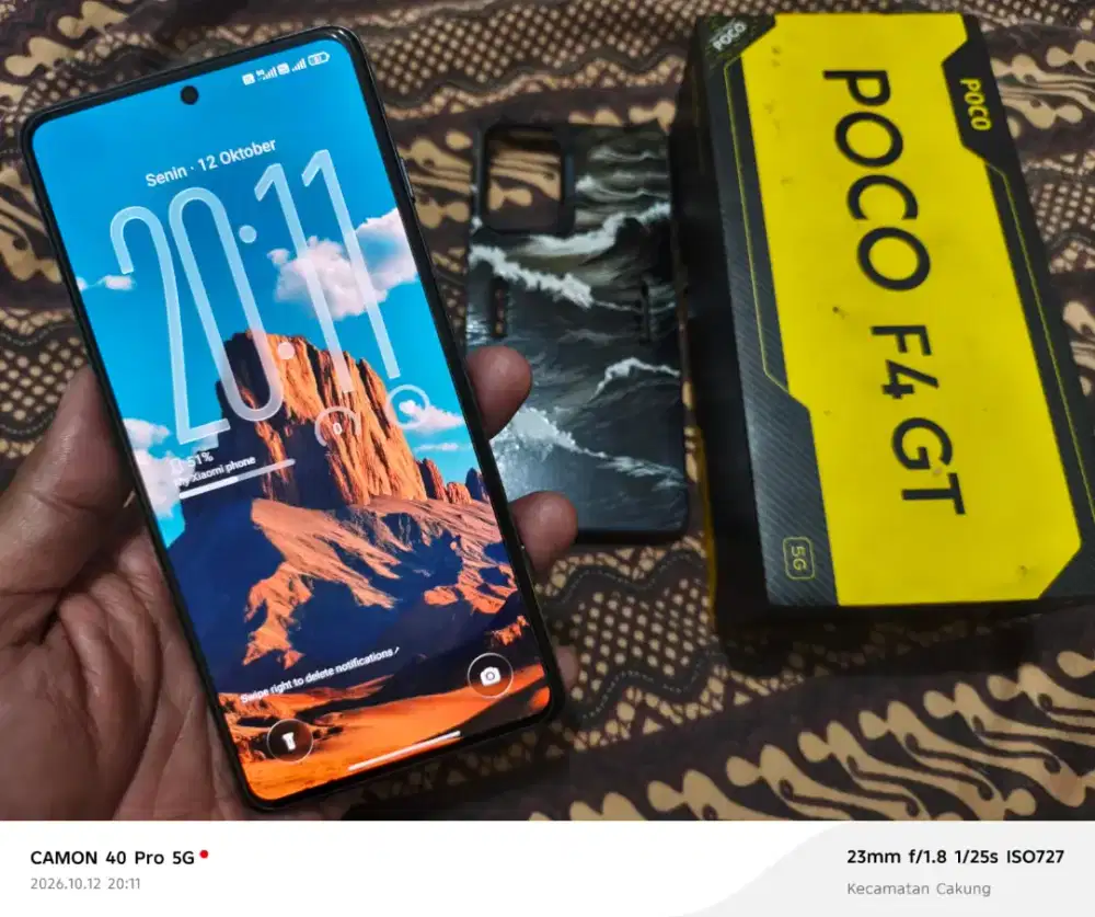 Poco f4 GT 5G 12/256gb HP dus