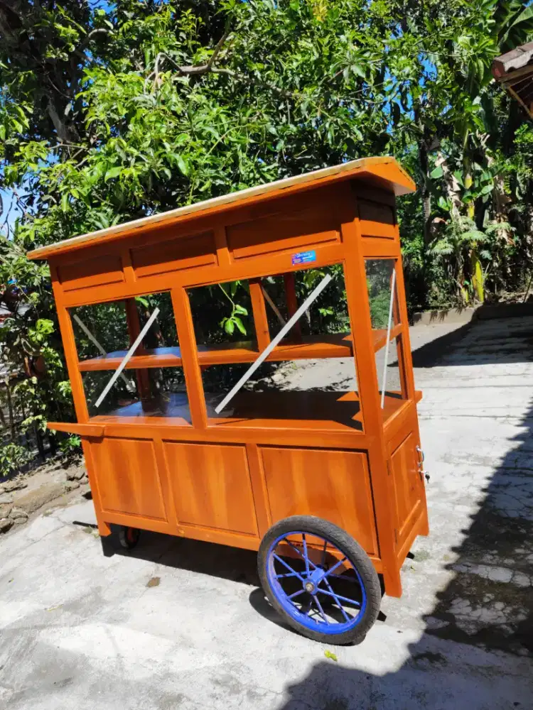 Gerobak Angkringan Bakso Mie Ayam PeceL Bubur Sate Martabak Ronde dlL