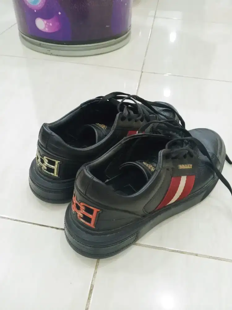 Bally sneakers original sepatu kulit