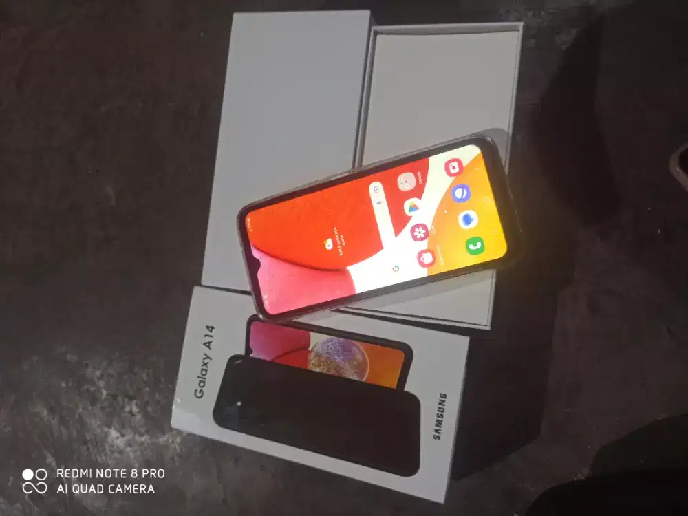 Samsung a14 6/128 mulus siap pake lokasi antapani