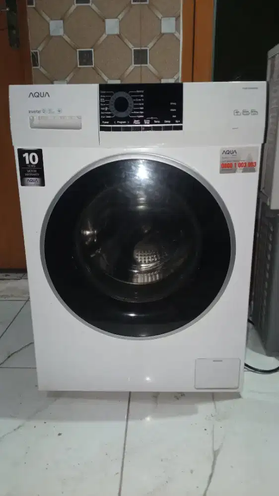 MESIN FRONTLOADING AQUA 8,5 KG MATI TOTAL
