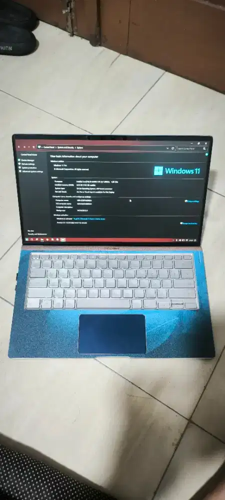 laptop asus slim zenbook ram 8gb ssd 512gb
