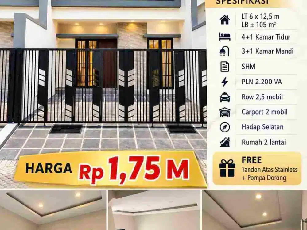 RUMAH 2 LANTAI SUTOREJO. MULYOSARI. DKT ITS. KAMPUS C. PAKUWON CITY