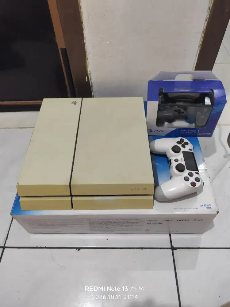 ps4 fat ORI 500 gb putih fullset