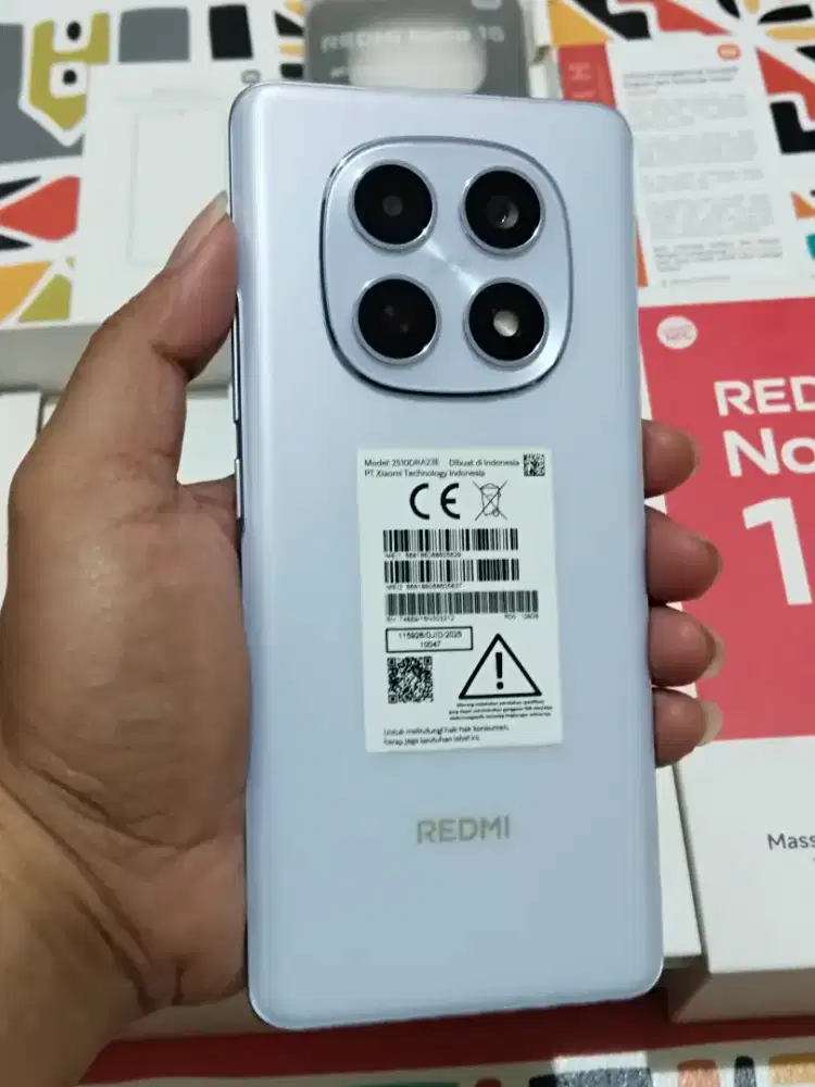 Redmi Note 15 4G ram 8/128 fullset ori mulus baru 2 bulan