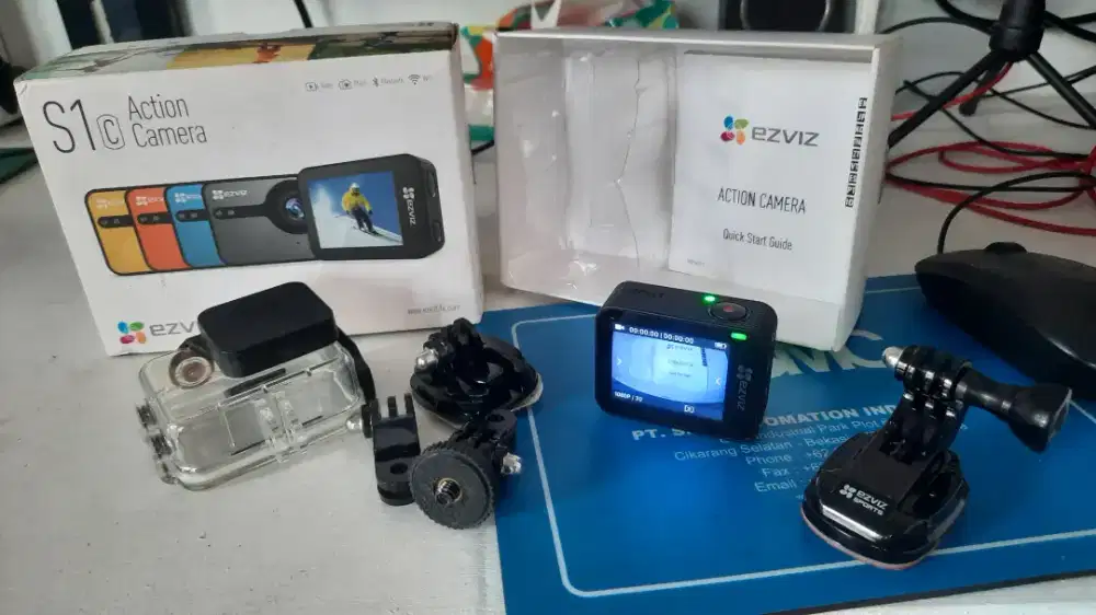 Action cam bisa setting dascham ezviz s1c