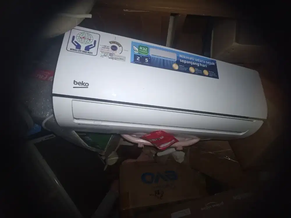 Ac beko 1/2pk pemakaian baru 6 bulan