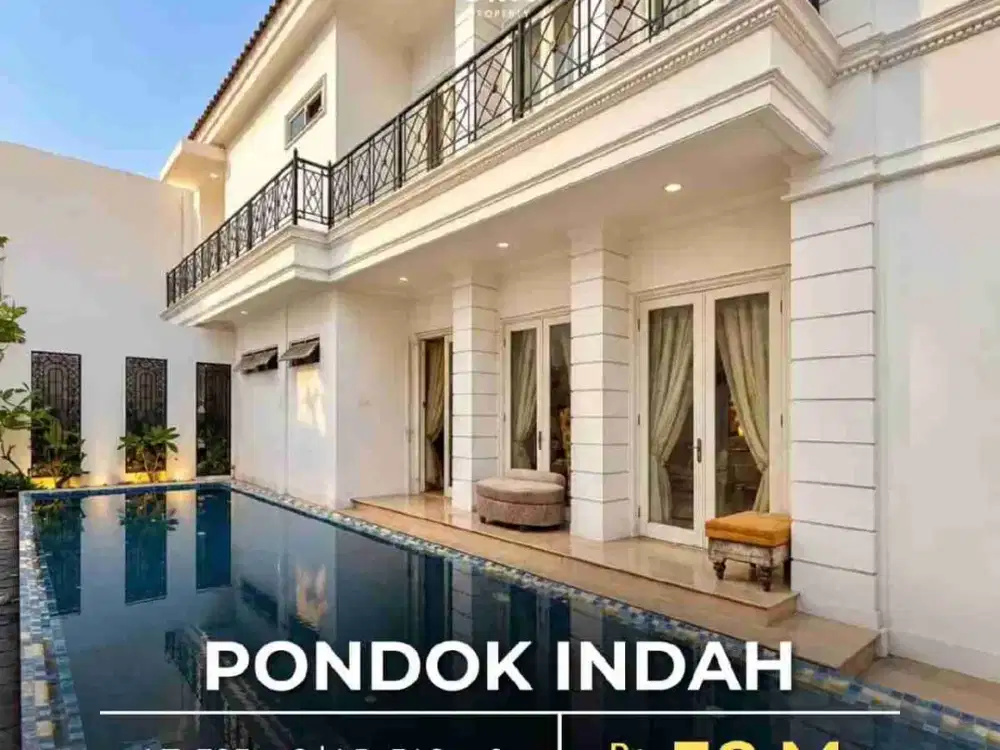 Pondok Indah Prime Area Posisi Hoek Row Jalan Lebar Lokasi Strategis