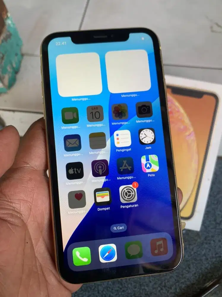Iphone XR 128Gb dual sim fisik fungsi lancar semua gak ada minus