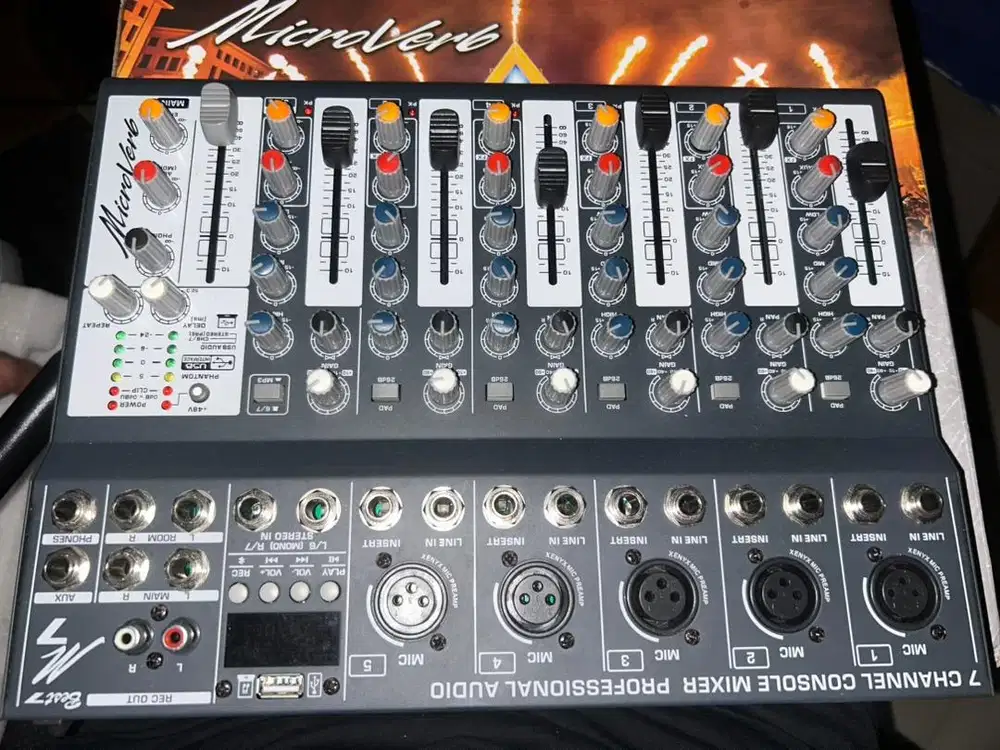 MIXER AUDIO MICROVERB BEST 7