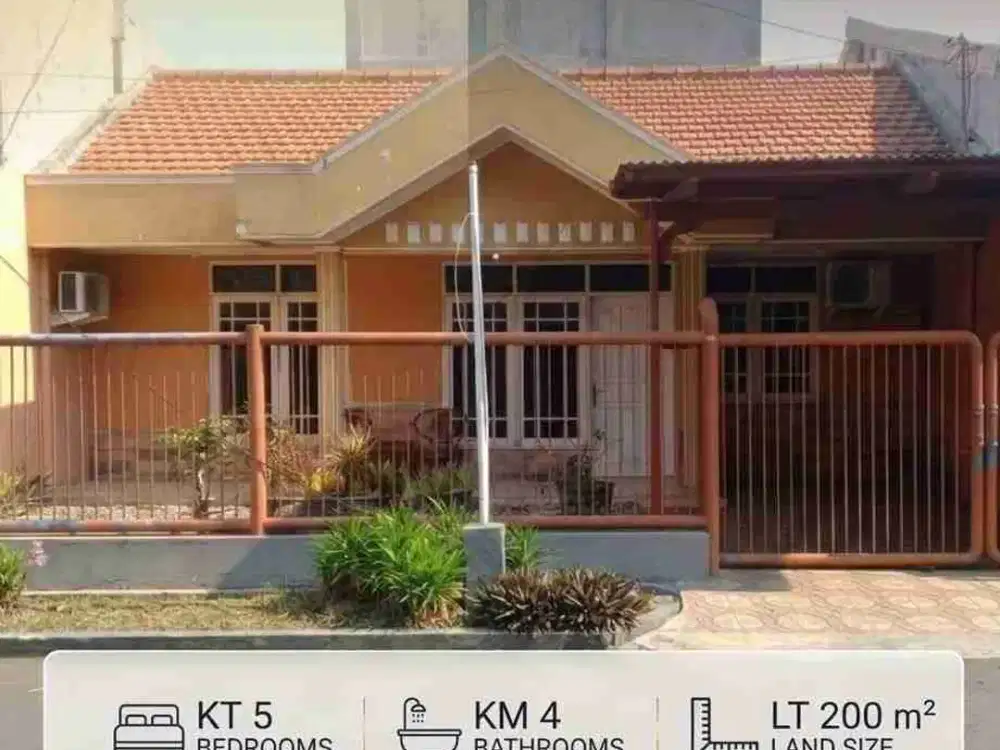 Rumah Dijual 5 Kamar Tidur di Rungkut SHM 2,5 M