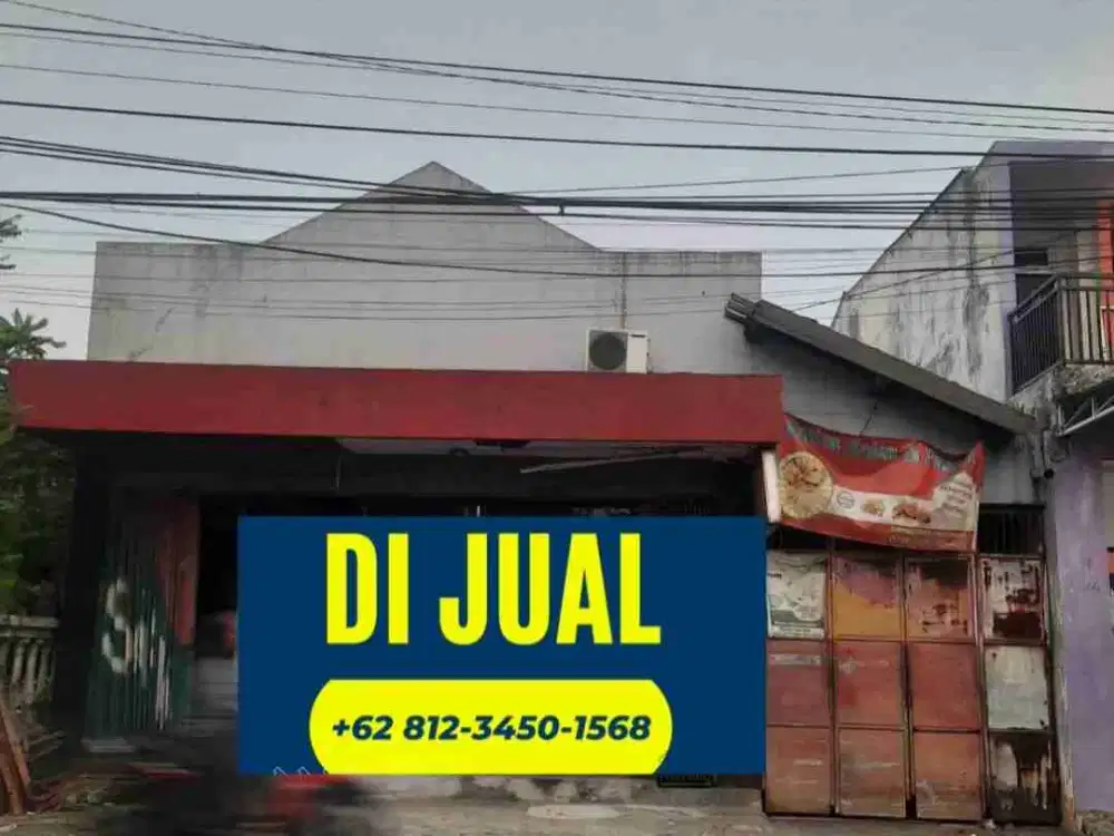 RUMAH 0 Meter jalan Di jual