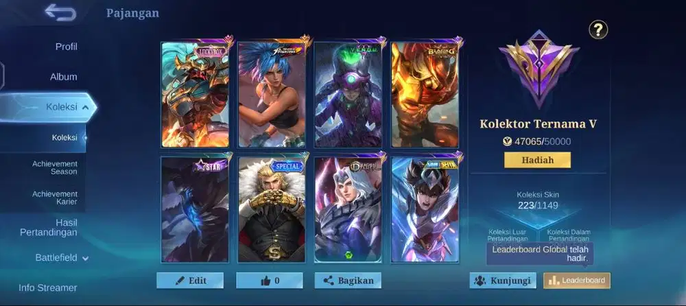 Akun ml murah meriah