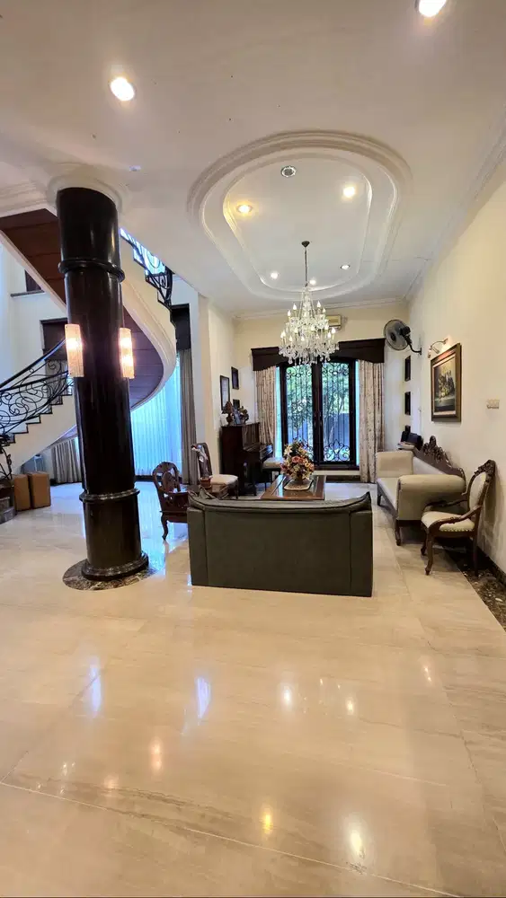 DIJUAL RUMAH SIAP HUNI GALAXY BUMI PERMAI FULL FURNISHED LANTAI MARMER