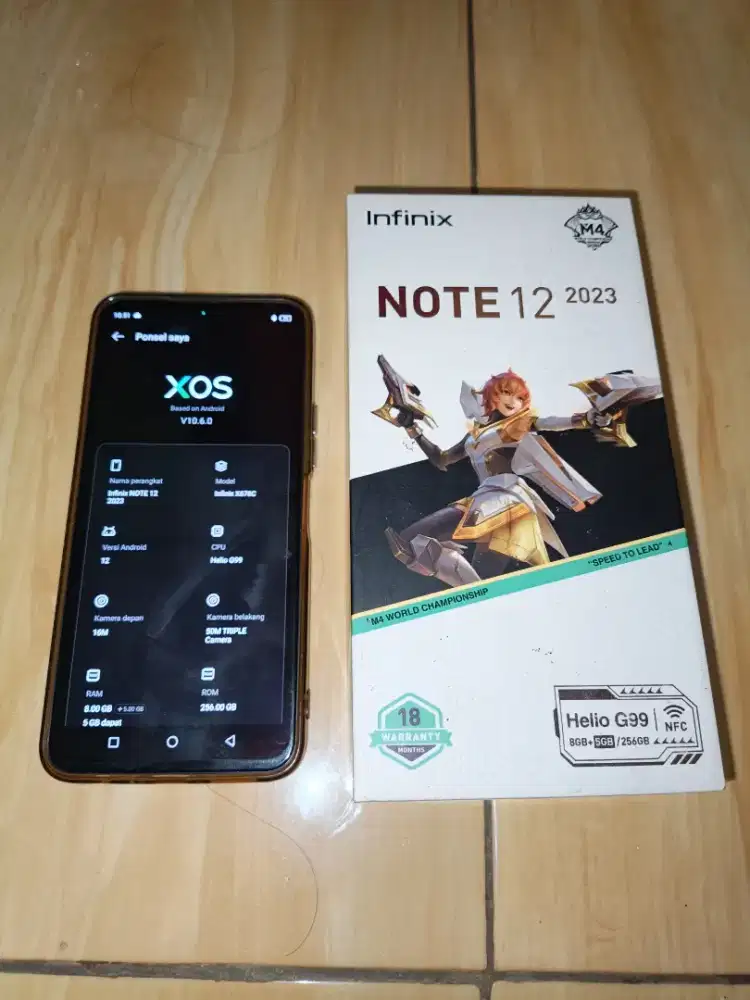 infinix note 12 2023 4g 8+5/256 gb
