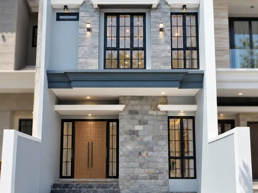 DIJUAL RUMAH DARMO BARU MODERN CLASSIC 4KT 2LT BARU GRESS DEKAT TOL SATELIT