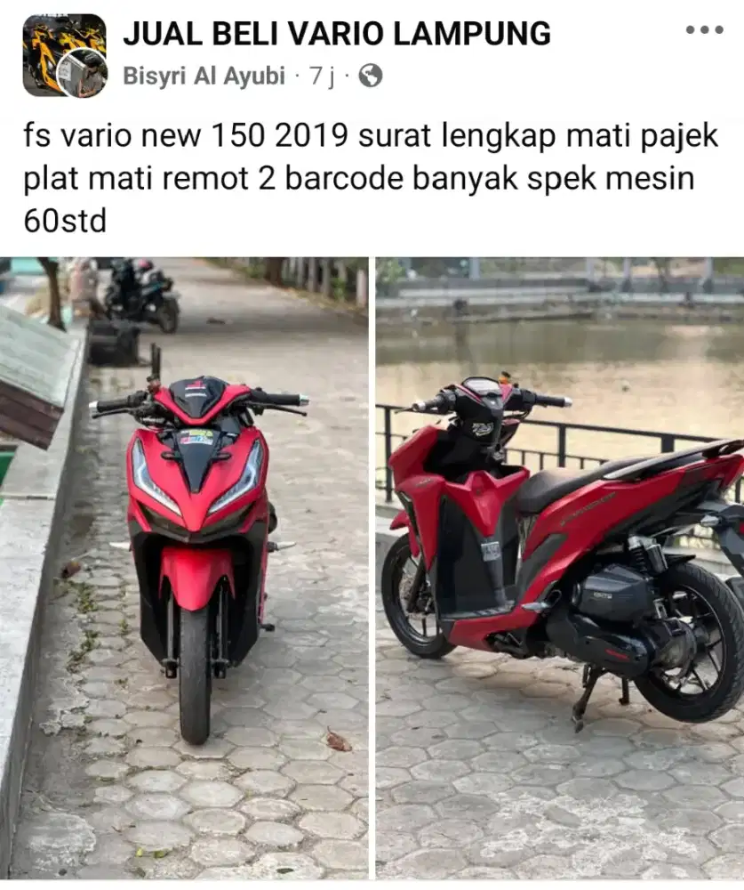 vario 150 (merah)