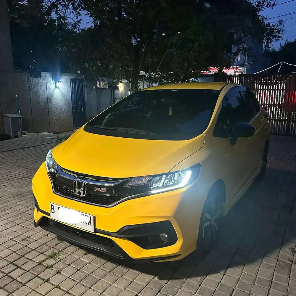 Honda Jazz RS 2018 Jazz Facelit Kuning Jazz RS Facelift Brio RS Yaris