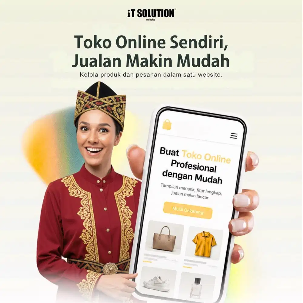 Website Toko Online Profesional, Jualan Makin Mudah