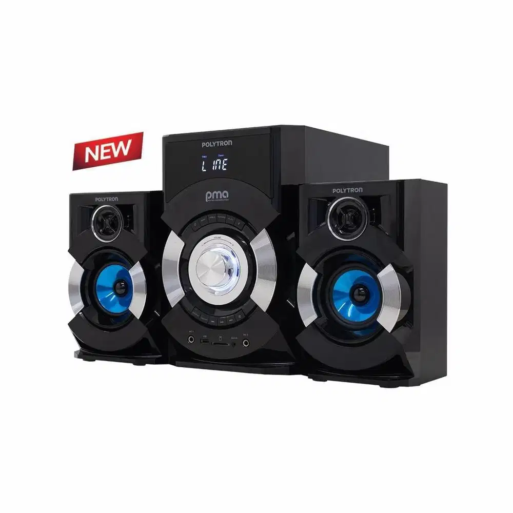 New Professional Speaker Multimedia POLYTRON XTRABASS Bluetooth+Radio