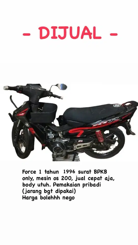Dijual motor force 1