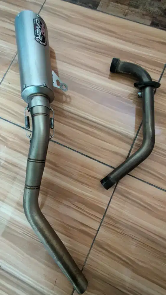 KENALPOT PROLINER LONG ORIGINAL SATU SET PNP CB150R