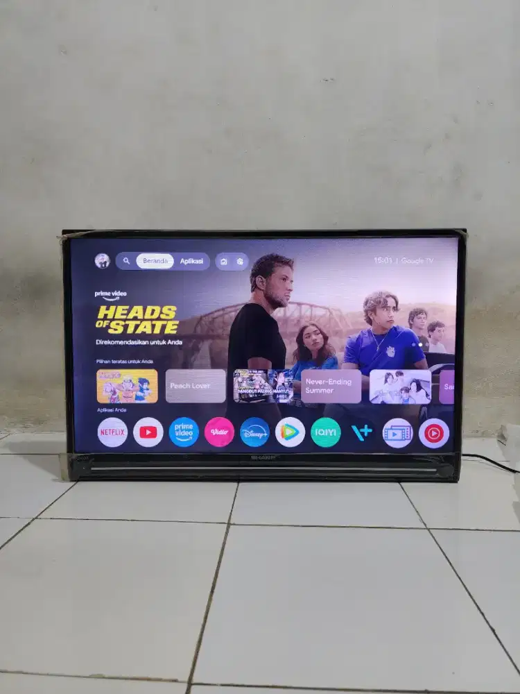 TV Sharp Google TV 32 inci - masih bagus normal