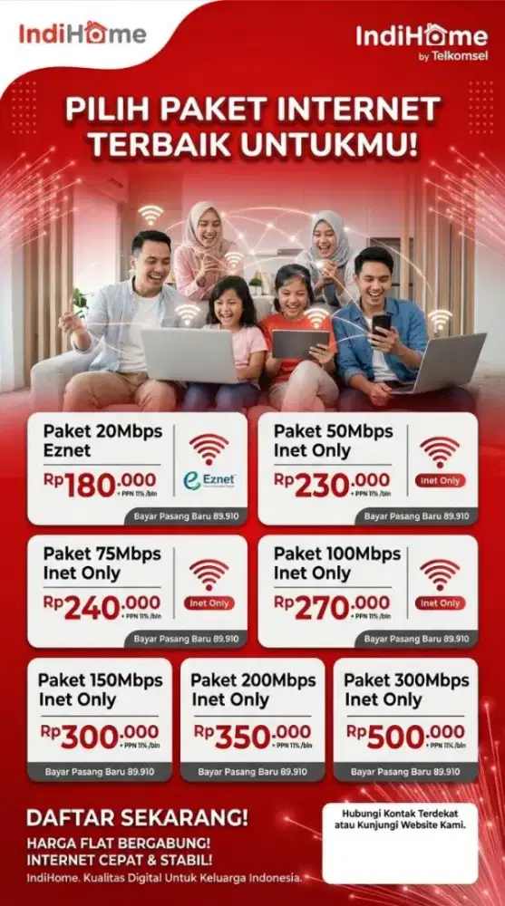 Promo Wifi IndiHome