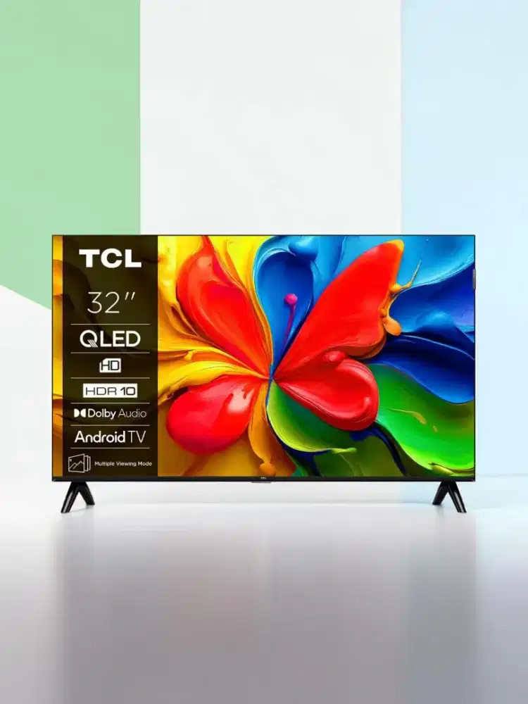 TV TCL QLED 32 inci GoogleTV - masih bening seperti baru