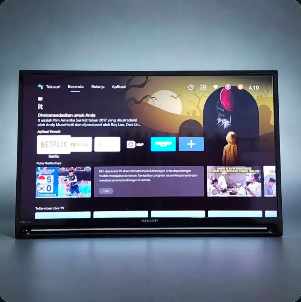 TV Sharp Android 32 inci - masih normal mulus
