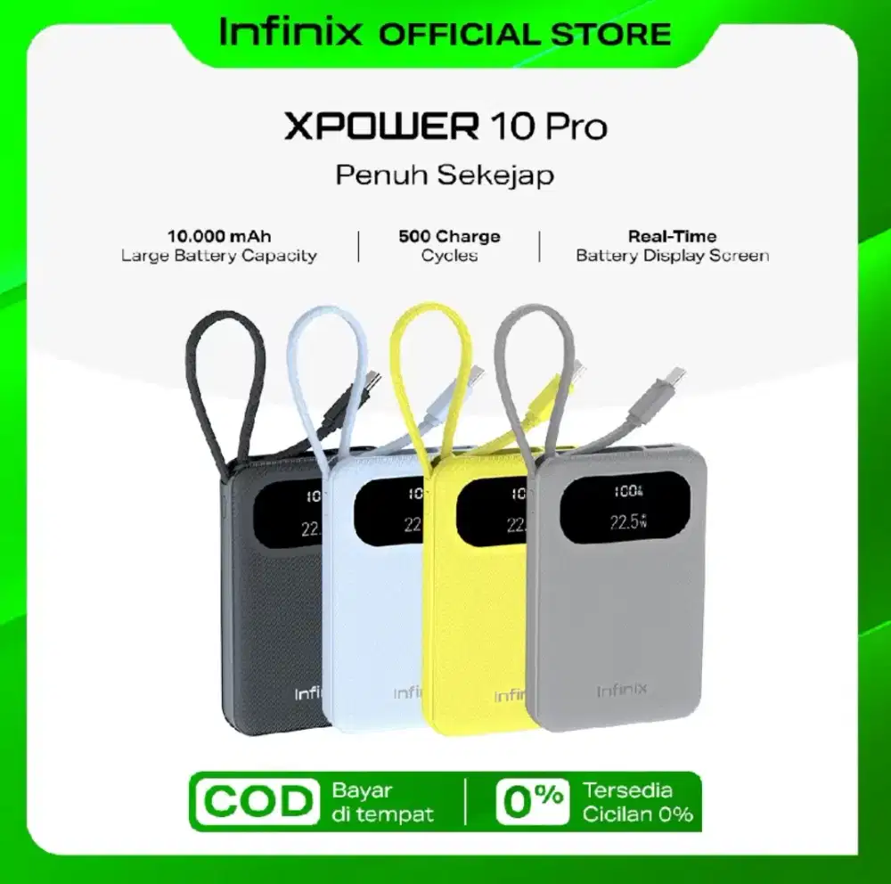 BARU Infinix 10.000mAh-22.5W XPower 10 Pro