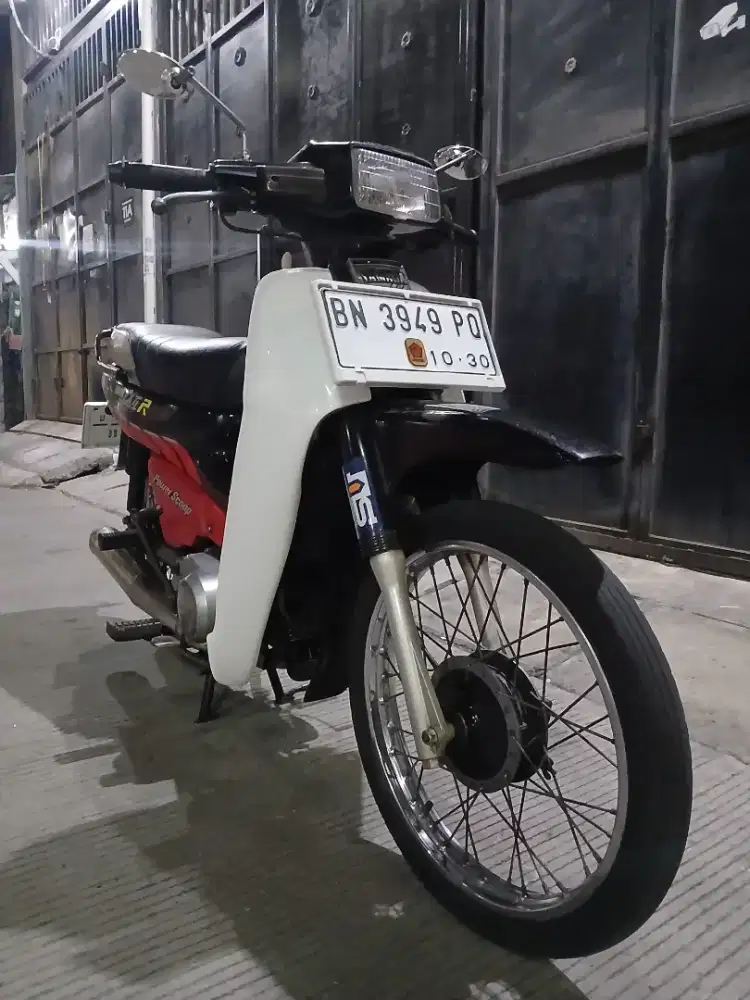 Yamaha Alfa V100e 1990 2tak Antik Lengkap Istimewa Semi Restorasi Boss