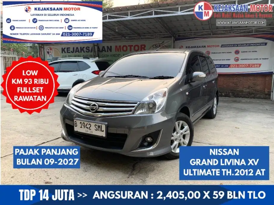 Nissan Grand Livina XV Ultimate 1.5cc Automatic Th.2012
