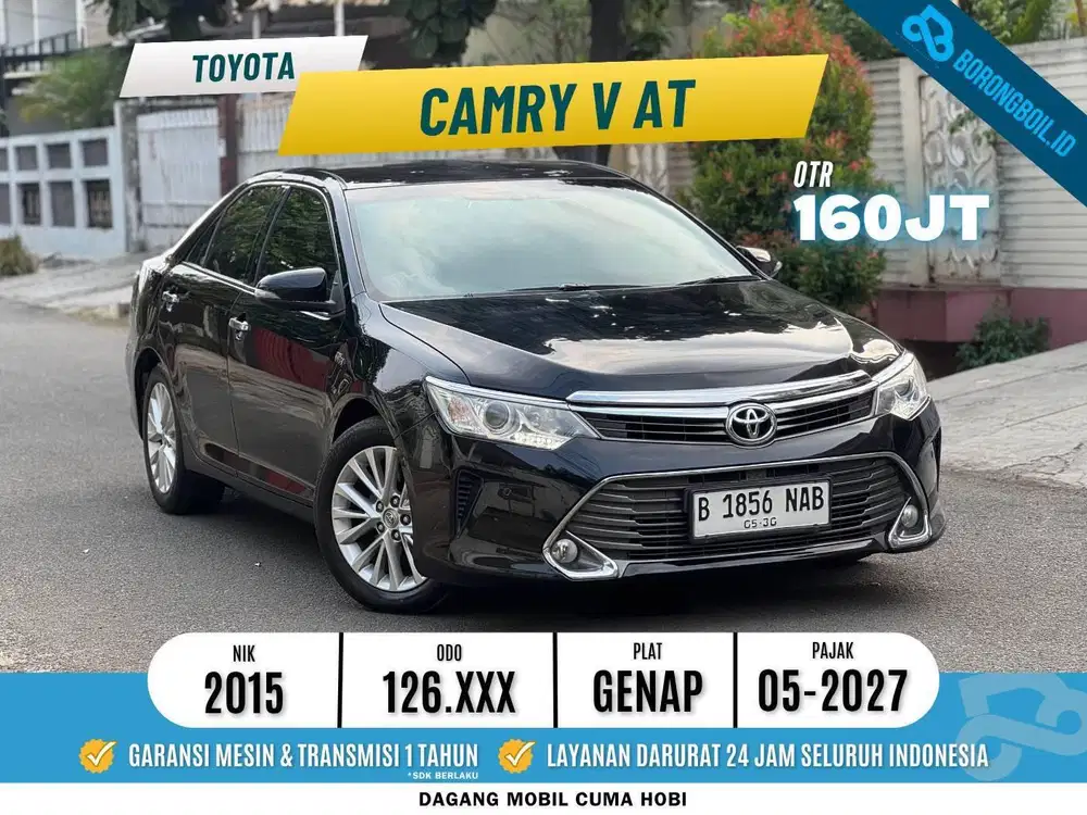 TERMURAH!!CAMRY 2.5 V AT 2015 SIAP PAKAI