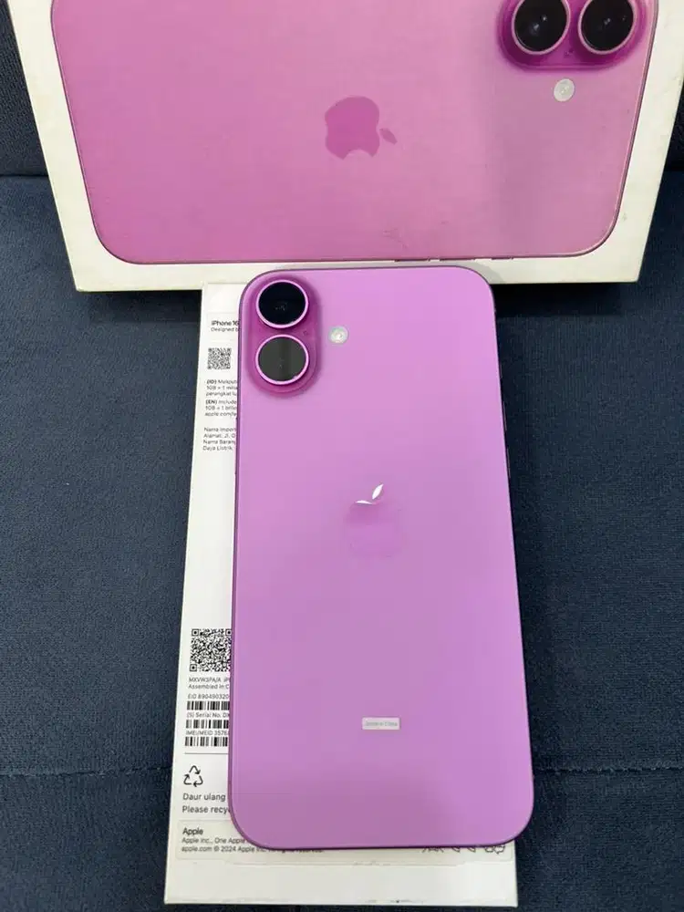 Iphone 16 Plus , Pink , 128GB IBox