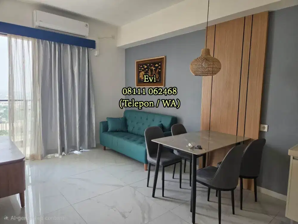 Sewa Apartemen Sky House Alam Sutera 2 Bedroom Lantai Tinggi