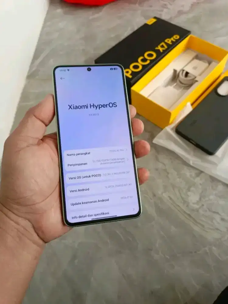 Poco x7pro like new.ram 12/512