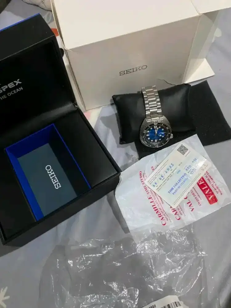 JAM TANGAN PRIA PROSPEX SEIKO BLUE TURTLE