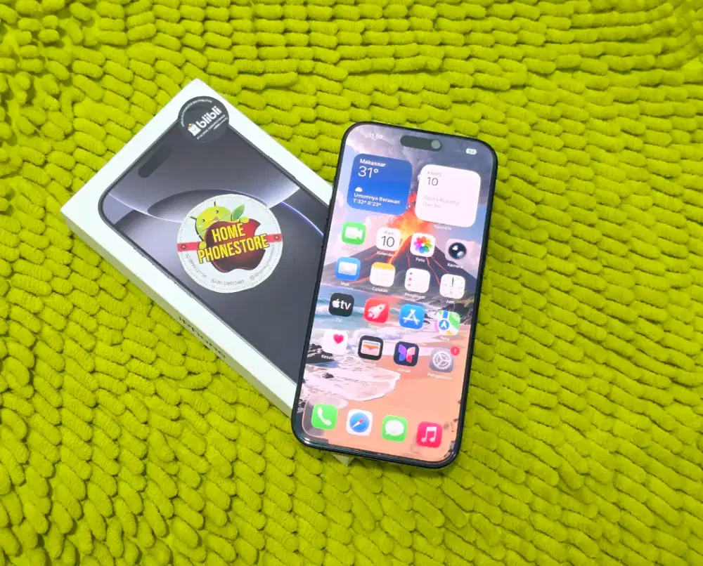 IPhone 16 Pro Max 256Gb iBox Indonesia Raya Black Berkualitas